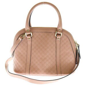 Gucci Bag Hand Pink Leather ssima Shoulder
